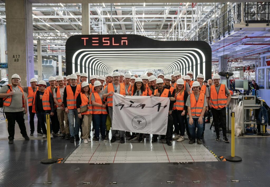 Tesla Giga Factory Tour Sweden